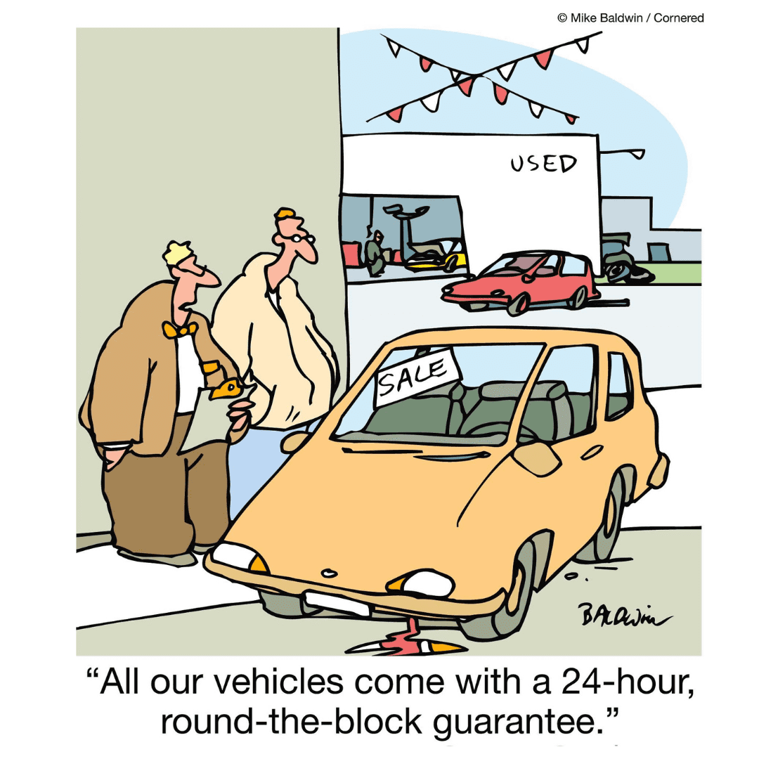 Don’t forget your warranty contract
