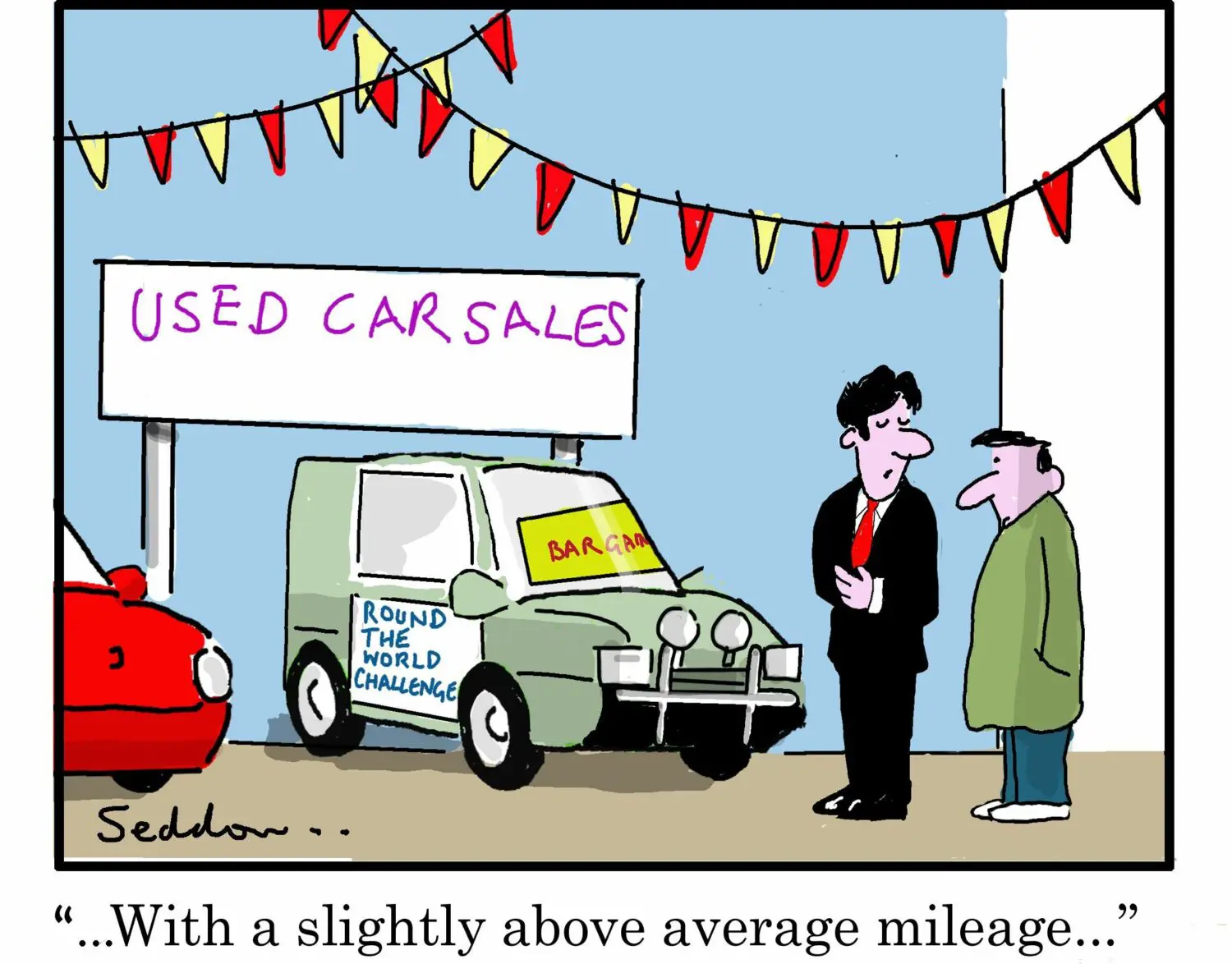 With A Slightly Above Average Mileage