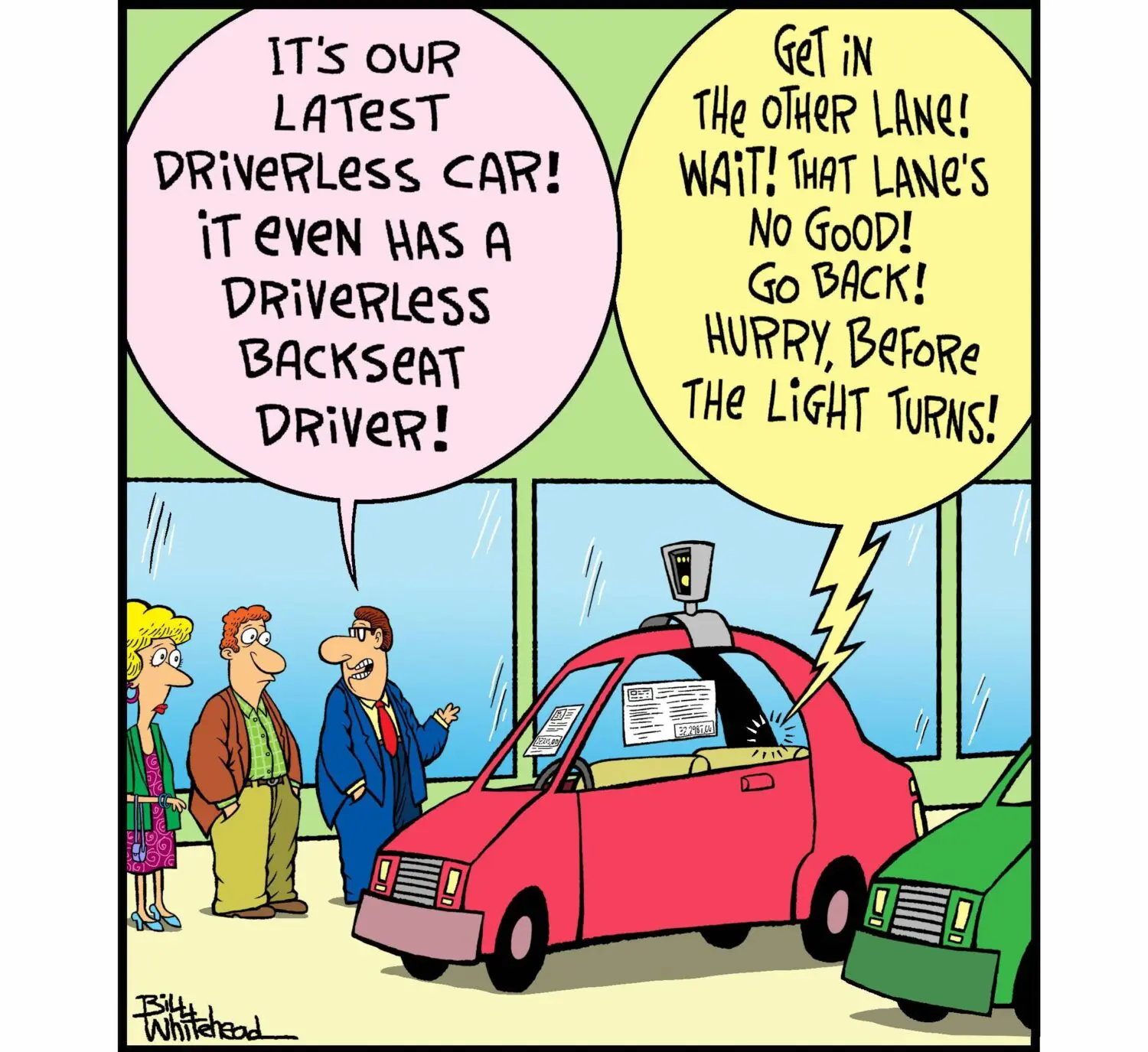 Driverless Backseat Driver