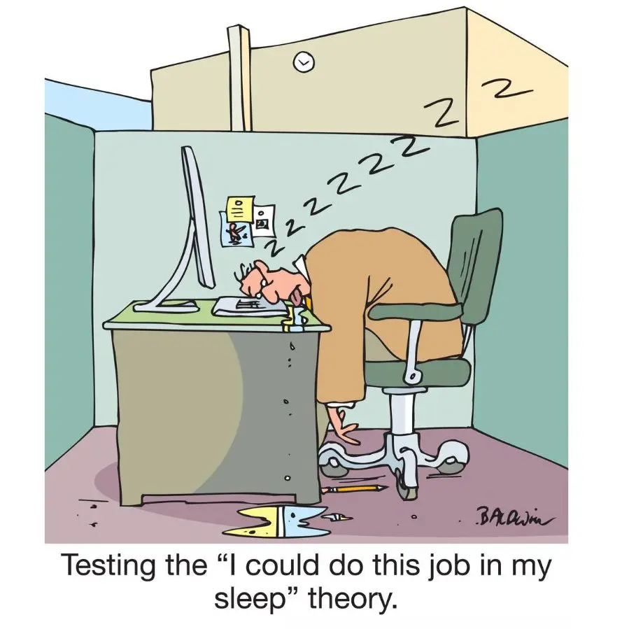 I Could Do This Job In My Sleep