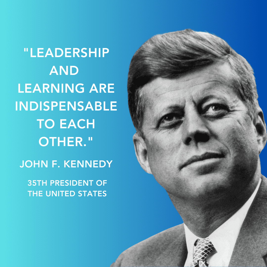 John F. Kennedy on learning