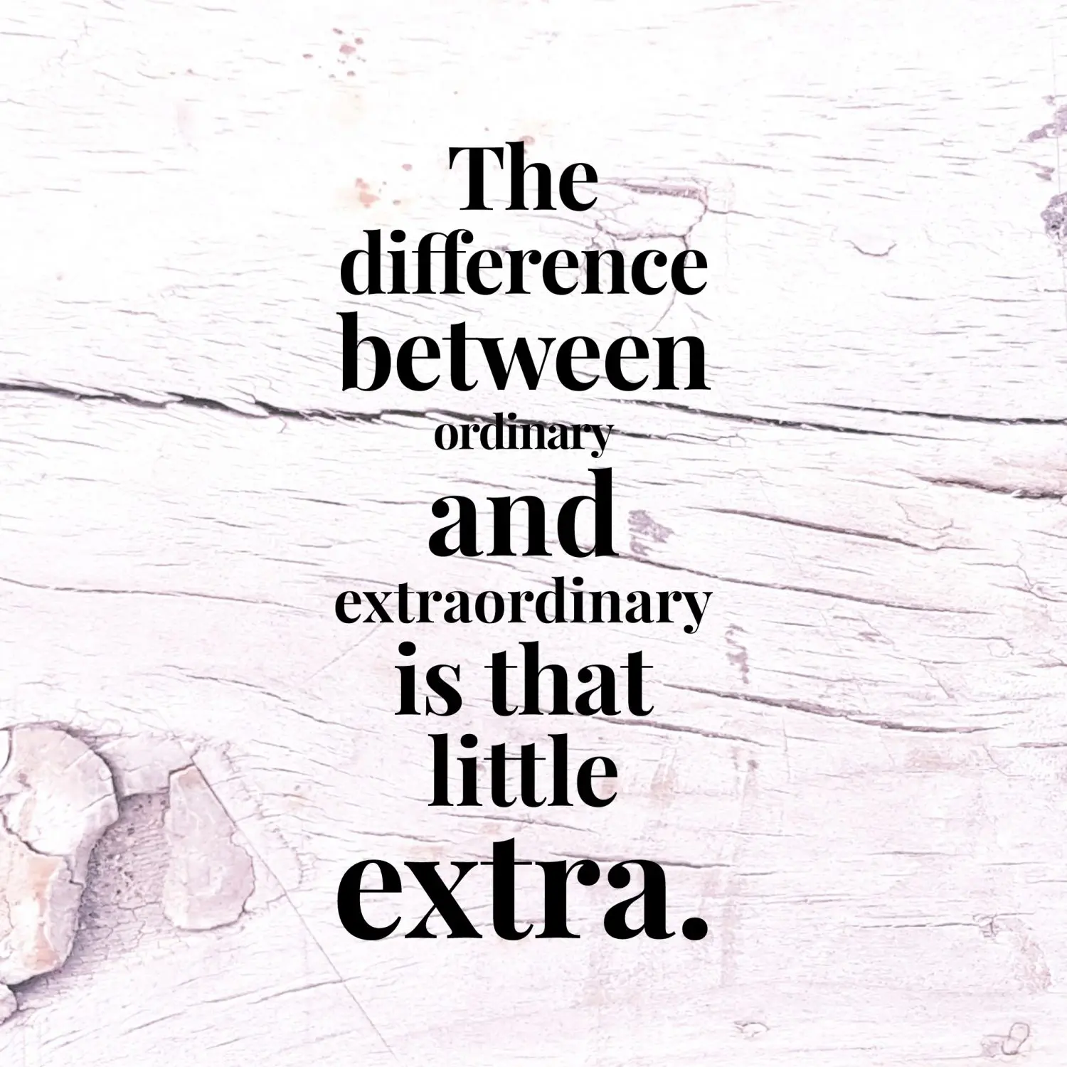 The big difference