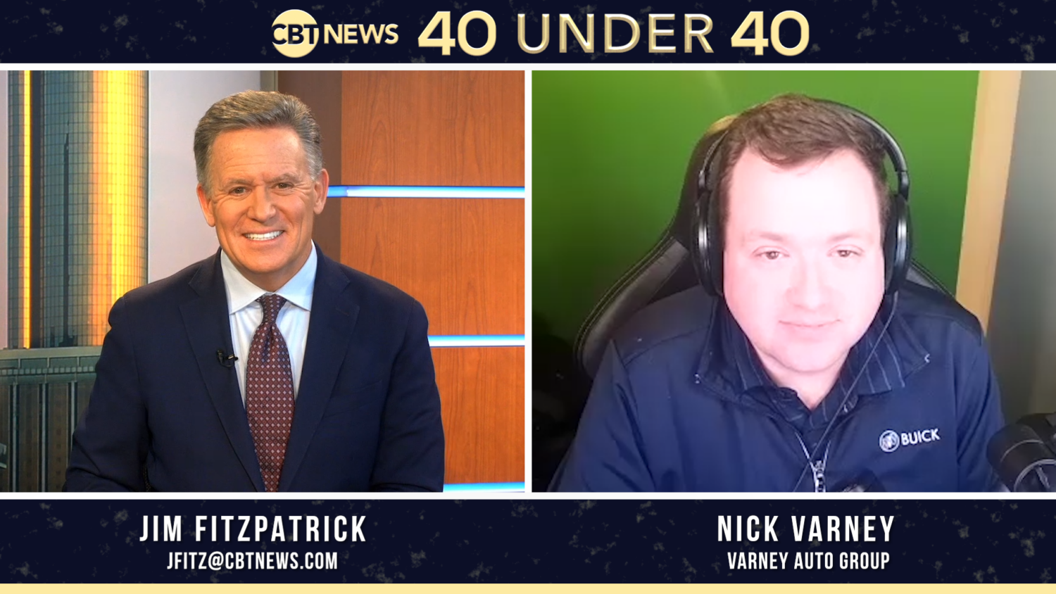 Nick Varney, vice president and general manager of Varney Auto Group, joins CBT News to discuss his new 40 Under 40 award.
