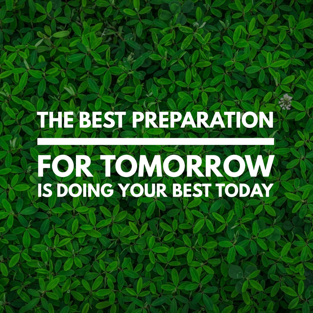 Try hard every single day