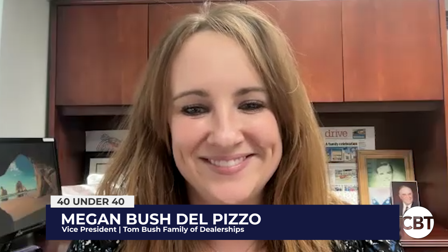 CBT News 40 Under 40 Award winner Megan Bush Del Pizzo joins Shyann Malone for an exclusive interview covering her professional journey.