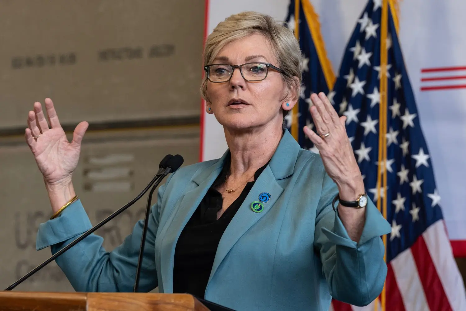 U.S. Energy Secretary Jennifer Granholm said the U.S. DOE is swiftly finalizing $1.7 billion in grants to convert plants for EV production