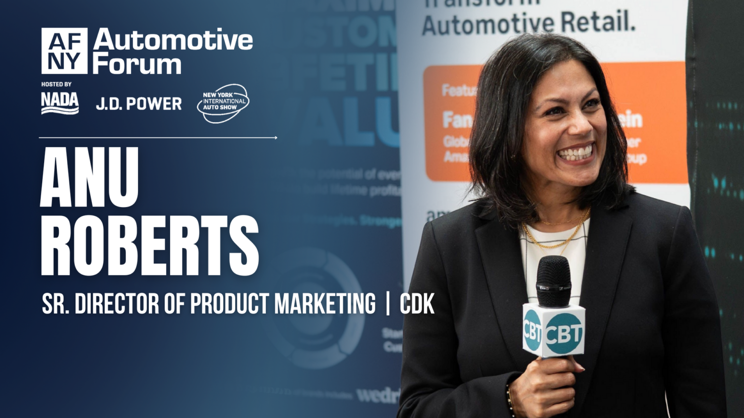 CDK Global’s Anu Roberts shares key insights from the 2025 Friction Points Study at the NY Automotive Forum.