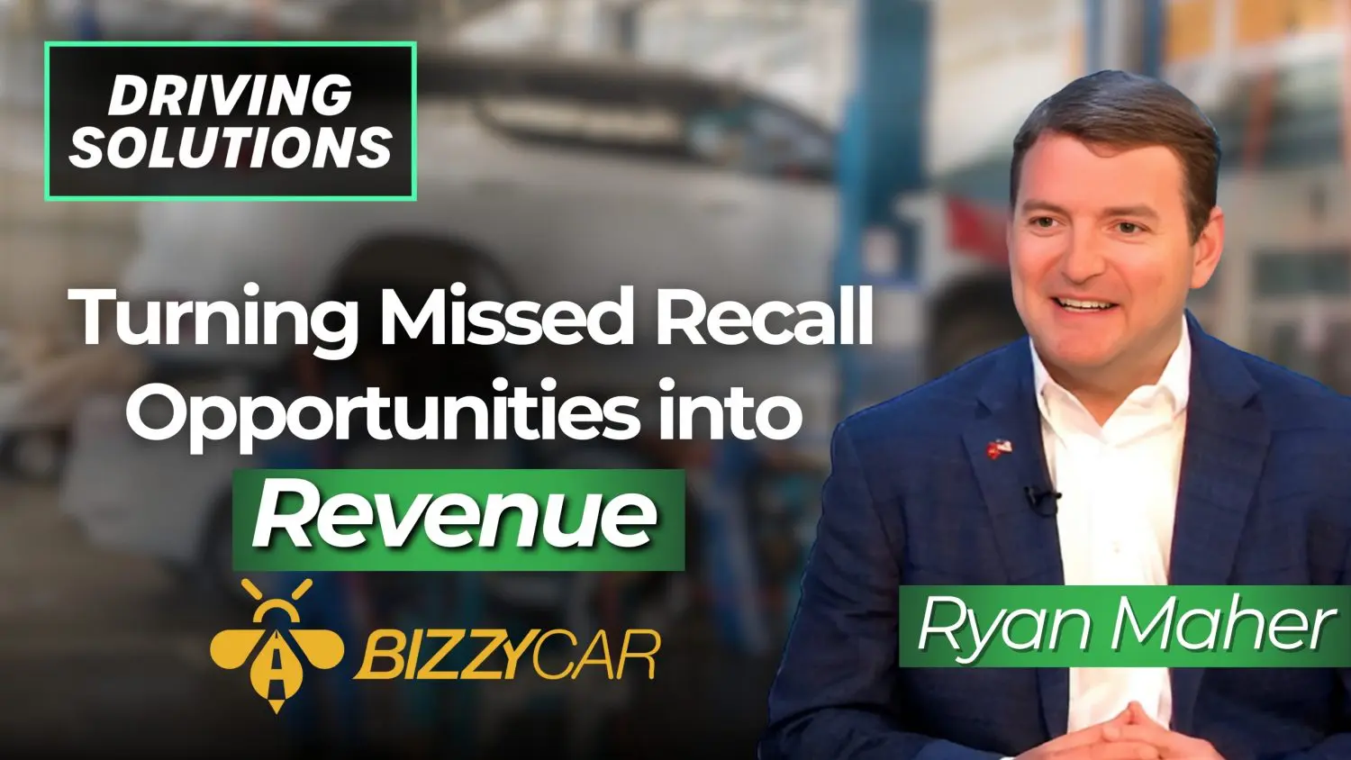 On today's Driving Solutions, Ryan Maher, CEO of BizzyCar and a former dealer himself, shares how his company helps dealerships.