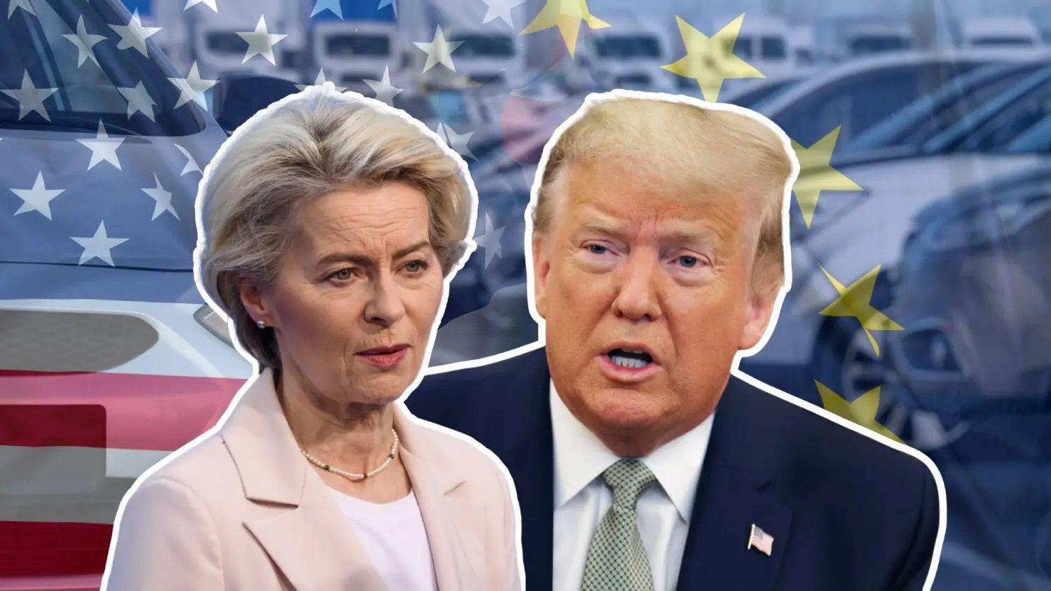 President Trump said there’s a “50-50, maybe less” chance of reaching a trade deal with the European Union ahead of an August 1 deadline.
