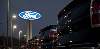 Thousands of F-Series trucks parked along I-71 show just how chip shortage is going Ford