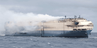 Cargo ship fire threatens thousands of VW Group vehicles bound for U.S. cargo ship