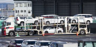 Toyota suspends Japan production after earthquake off the coast of Fukushima