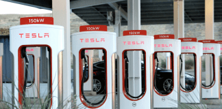 Tesla files plans for new supercharger station with diner, movies Tesla