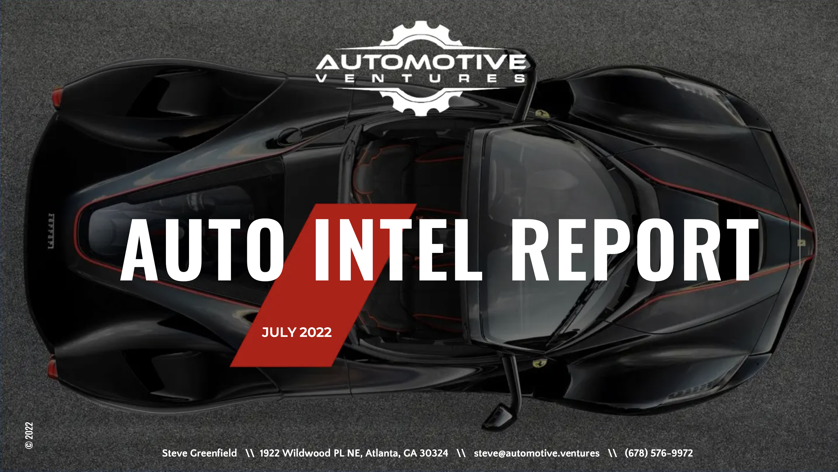 The noteworthy takeaways from July’s Automotive Ventures Intel Report