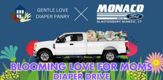 Monaco Ford and Gentle Love Diaper Pantry team up for Mother’s Day donation drive To support local mothers in need, Gentle Love Diaper Pantry is teaming up with Monaco Ford, to host "Blooming Love for Moms" diaper drive