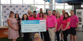 Anderson Subaru makes 9th annual donation to Florida breast cancer charity Florida-based dealer Anderson Subaru has delivered its latest donation to the Pensacola Breast Cancer Association