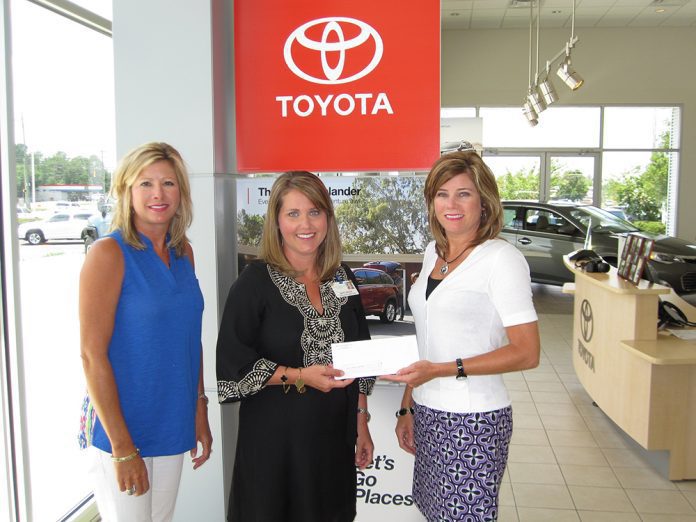 The Prince Toyota dealership of Tifton, Georgia, has donated $5,000 to the Tift Regional Medical Center (TRMC) Foundation.
