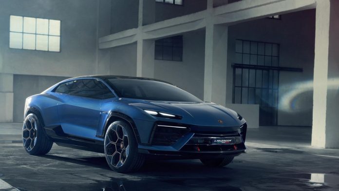 Lamborghini unveiled its first fully electric vehicle, the Lanzador, during the Monterey Car Week show on August 18.
