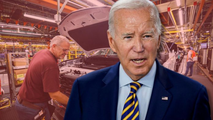 The Biden Administration will supply $12 billion in grants to retool car factories for electric vehicle production.