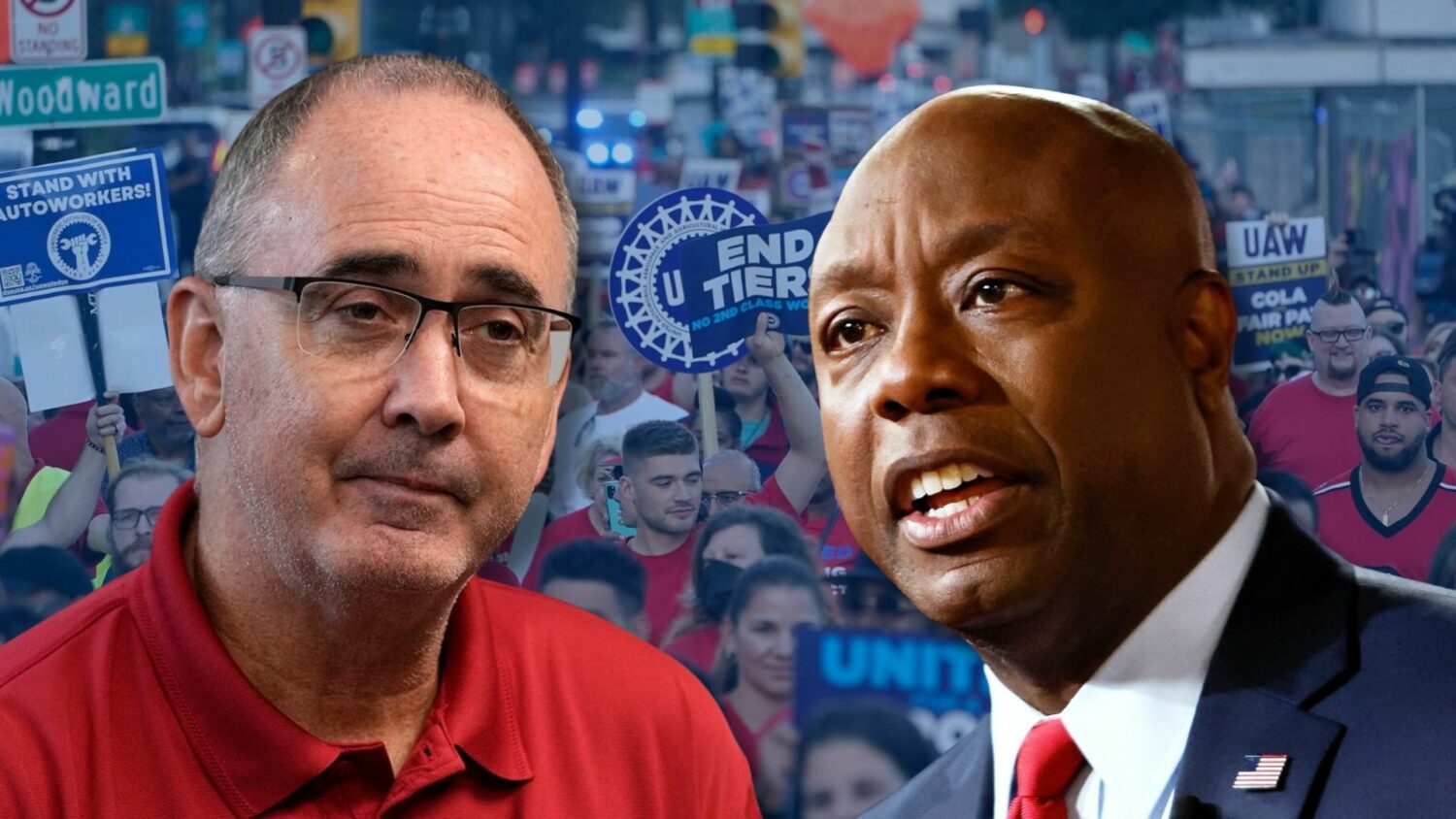 The United Auto Workers union has filed a labor complaint against Republican senator and 2024 GOP candidate Tim Scott.