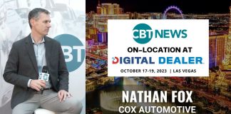 Merchandising vehicles through story — Nathan Fox | Cox Automotive Nathan Fox joins CBT News at the 2023 Digital Dealer conference to discuss the power of merchandising and product storytelling.