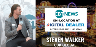 How CDK Global is enhancing online to in-store modern retail experiences — Steven Walker Steven Walker, Senior Product Marketing Manager for CDK Global, recently joined Jim Fitzpatrick on the CBT stage at the 2023 Digital Dealer conference.