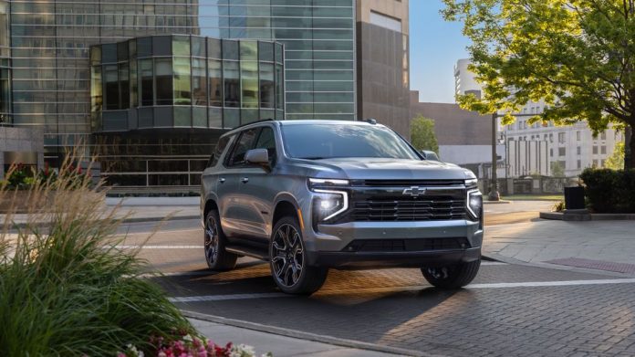 The industry's best-selling large SUVs, the Chevrolet Tahoe and Suburban, will debut with new exterior and interior designs late next year. 