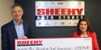 Sheehy Auto Stores raises $340,000+ for American Heart Association Sheehy Auto Stores has raised more than $340,000 for the American Heart Association in 2023, continuing its 11-year partnership.