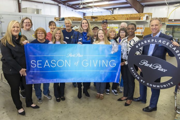 Park Place Dealerships awarded $100,000 to over a dozen non-profits throughout October as part of its 3rd annual Season of Giving initiative.
