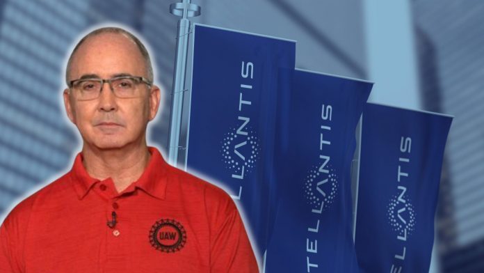 UAW President Shawn Fain condemned Stellantis for terminating 539 temporary workers, calling it 