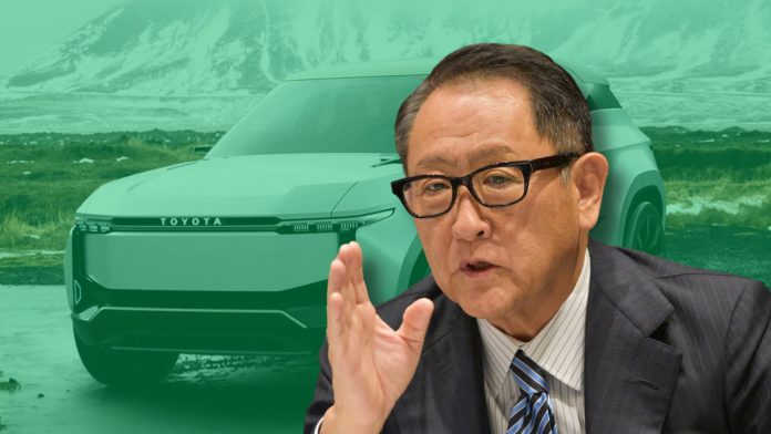 Toyota chairman Akio Toyoda expects EV market share to reach a total of 30% 