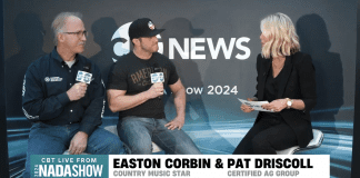 Live Replay NADA Show 2024: Pat Driscoll & Easton Corbin | Certified Agriculture Group Jim Fitzpatrick interviews Pat Driscoll and country star Easton Corbin at NADA 2024. Discover insights from The Certified Agriculture Group.