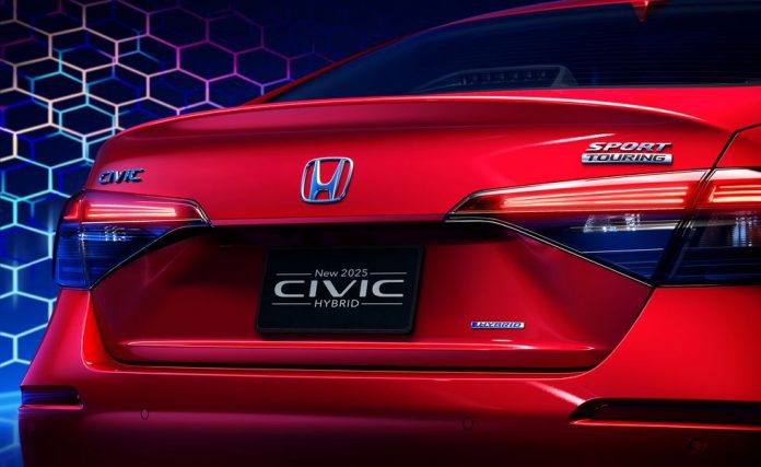 Honda unveiled the 2025 Civic in hatchback and sedan body styles, marking the return of the hybrid powertrain after a decade-long absence.