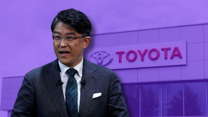 Toyota reported record-breaking sales and profits for the fiscal year ending in March but set cautious expectations for the coming months.