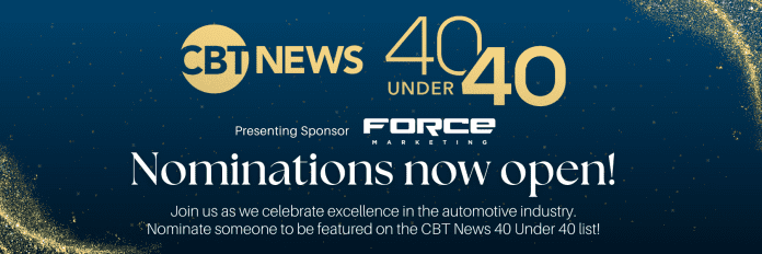 CBT News is in the final stages of accepting nominations for its prestigious 40 Under 40 Awards, an annual recognition program sponsored by Force Marketing.