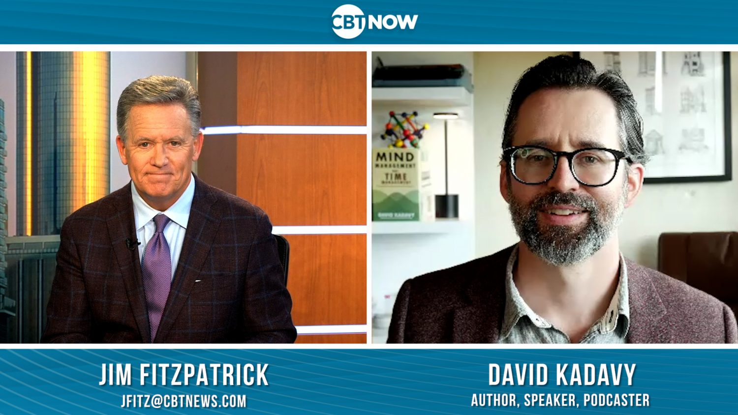 We often discuss managing our time better, but what about our minds? Joining us on the latest episode of CBT Now is David Kadavy. 