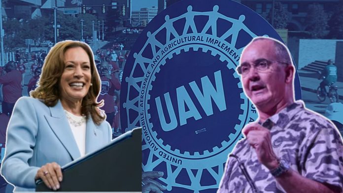 The United Auto Workers (UAW) union endorsed Vice President Kamala Harris for U.S. president on Wednesday in the key swing state of Michigan.