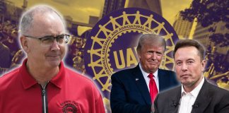 UAW files NLRB charges against Trump and Musk for alleged worker intimidation On August 13, the UAW filed charges with the NLRB against former President Donald Trump and Elon Musk, accusing them of intimidating workers