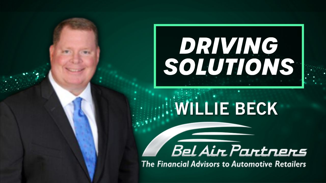 Today's Driving Solutions, we reconnect with Willie Beck, Co-Managing Partner at Bel Air Partners, to share insights into the industry