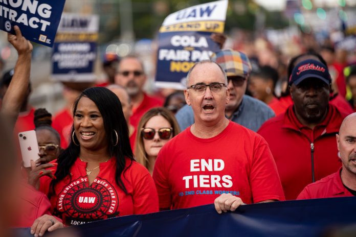 The UAW is securing wage increases and benefits at automotive supplier factories, driven by the negotiations inspired by UAW President.