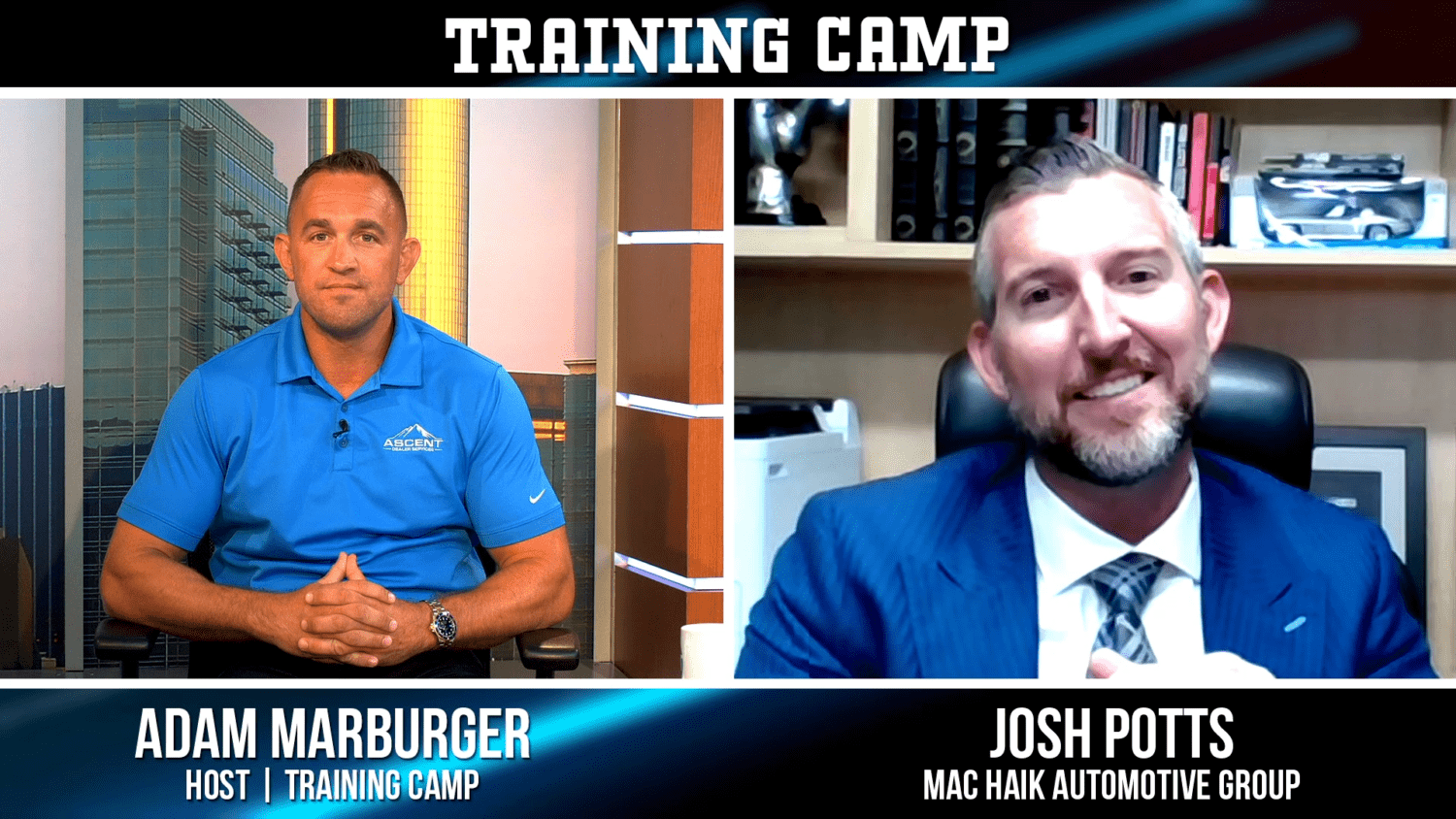 Welcome to today's episode of Training Camp with Adam Marburger and Josh Potts, the number one Chevy dealer and GM of Mak Haik Chevy.