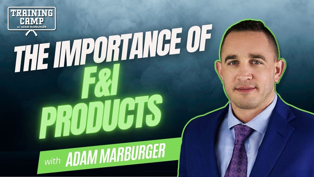 In this episode, Marburger explains why F&I products are more crucial than ever in today’s automotive market.