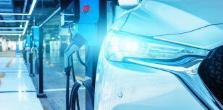 New EV models drive October’s market share Image of an EV model being charged