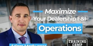 Adam Marburger’s four pillars for F&I success in 2025 On today's episode of Training Camp, Marburger outlines four key pillars that drive F&I performance, urging dealers to refine their processes
