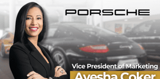 Porsche Cars North America’s Ayesha Coker recognized among 100 leading women in the North American auto industry Porsche