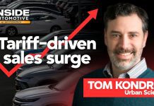 On today's Inside Automotive, Tom Kondrat explains that the first half of April outperforming March's strong sales.