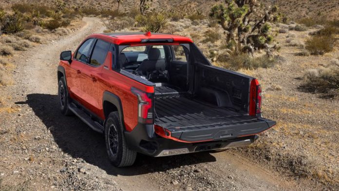 Chevrolet will introduce the Trail Boss off-road trim to its 2026 Silverado EV lineup starting this summer.
