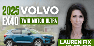 New name, same Scandinavian confidence: 2025 Volvo EX40 Twin Motor Ultra — Lauren Fix 2025 Volvo EX40