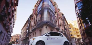 Free2move, Fiat 500e, and Ample introduce revolutionary battery swap technology in Madrid Free2move