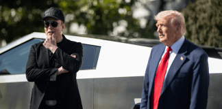 Tesla shares fall as feud between Trump, Musk escalates Tesla